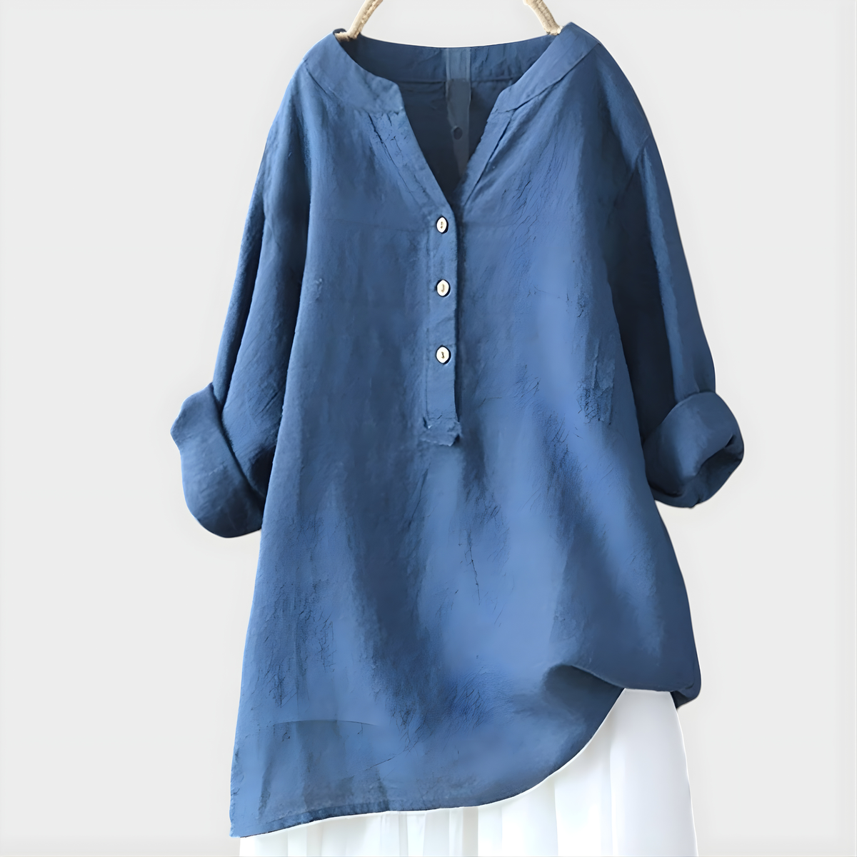 Veronique Elegant V-Neck Blouse
