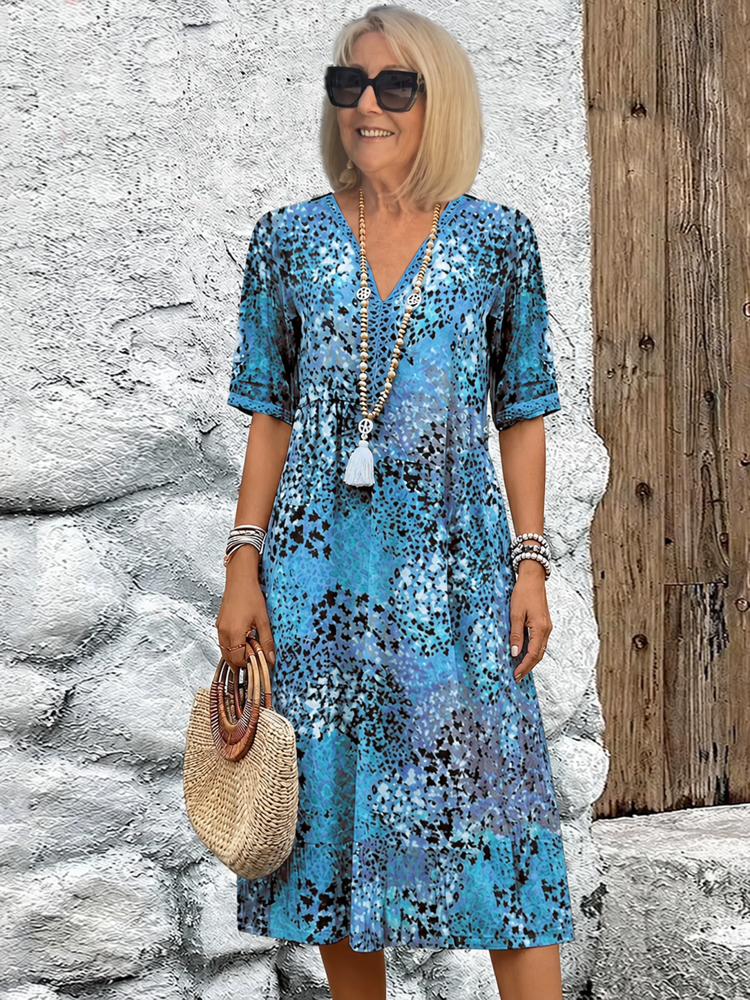 Jessica™  Effortless Midi Dress