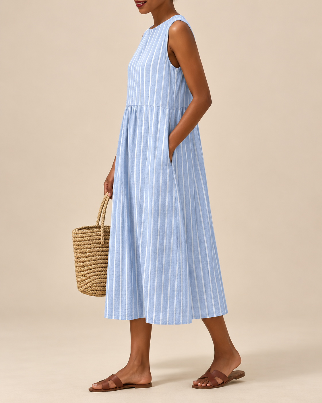 Dina | Printed Midi Dress