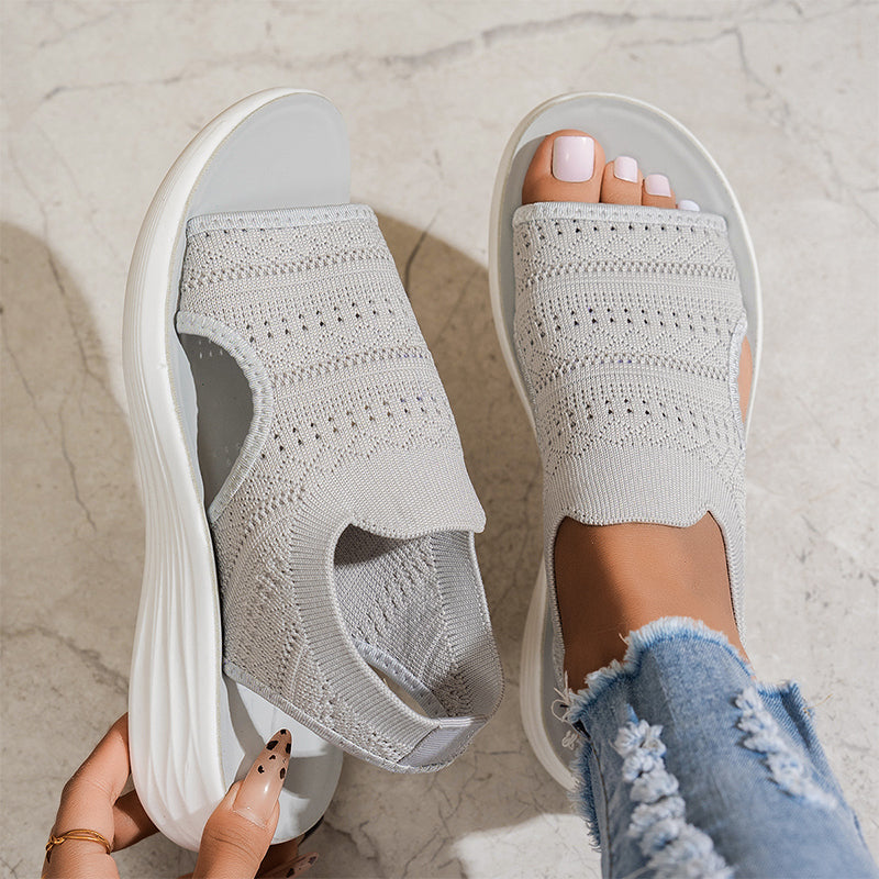 Tina™ Breathable Knit Platform Sandals