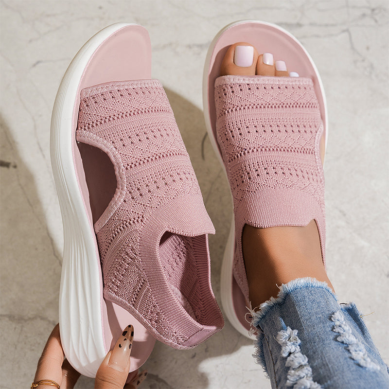 Tina™ Breathable Knit Platform Sandals
