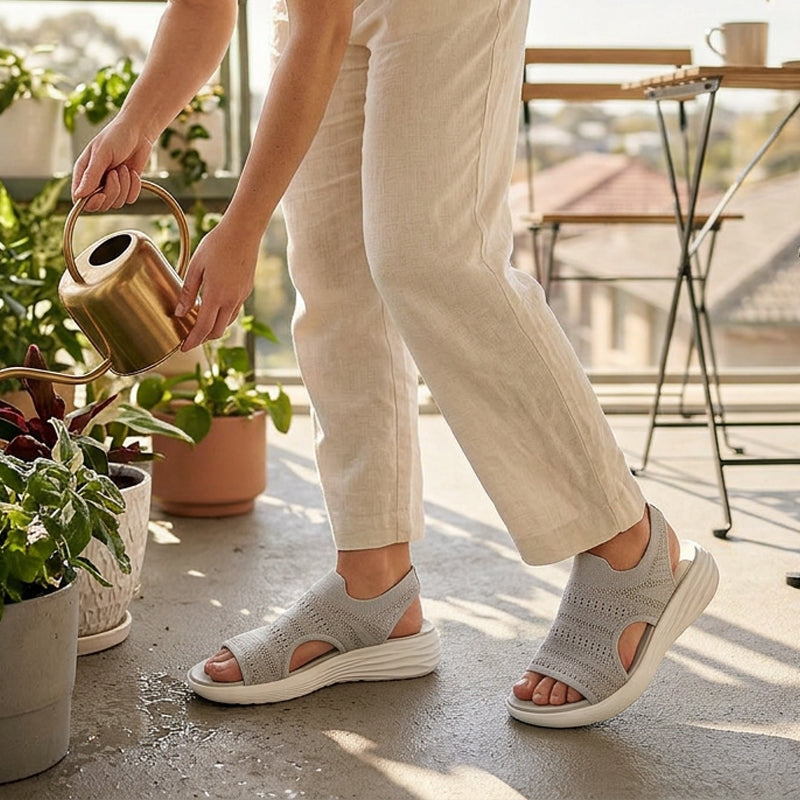 Tina™ Breathable Knit Platform Sandals